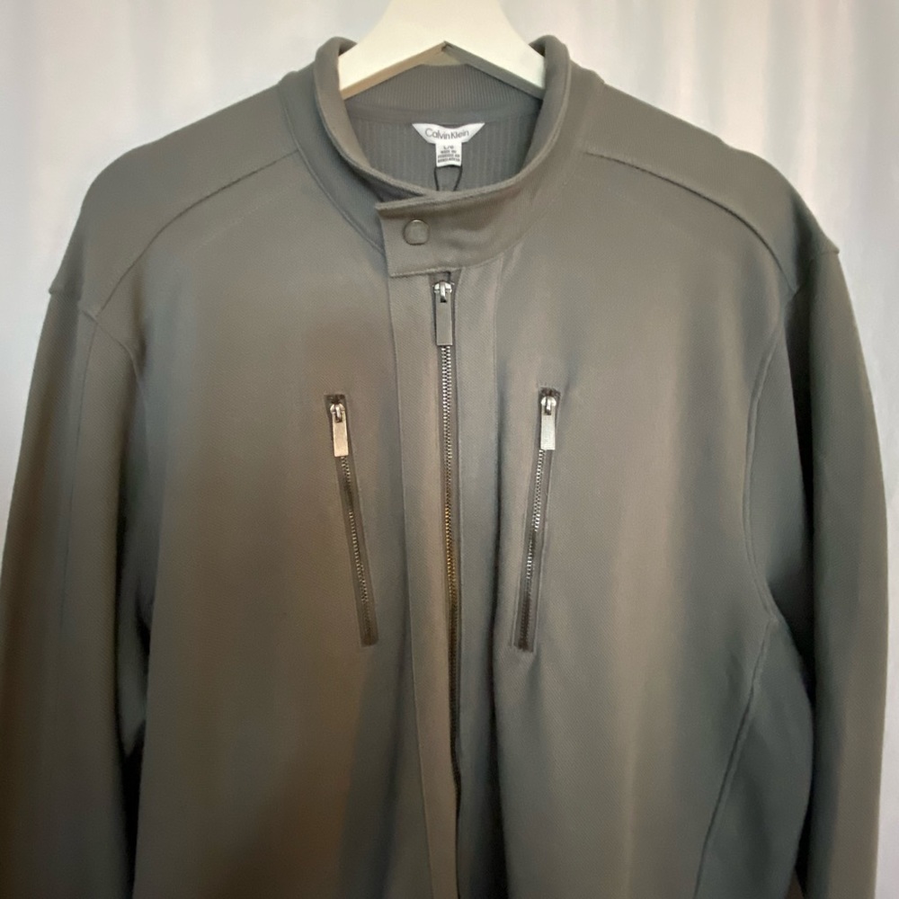 Calvin Klein zipper front light weight jacket